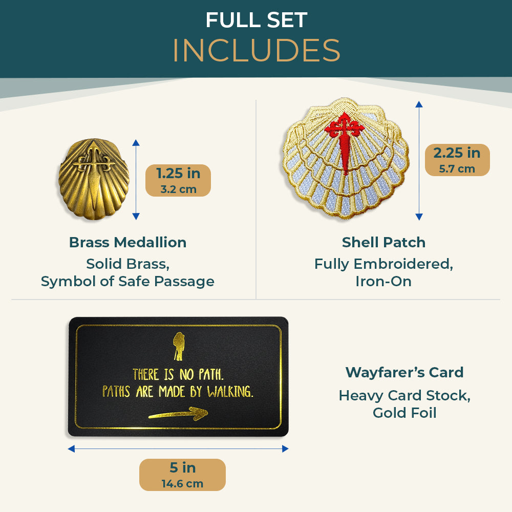 Pilgrim Artifact Frame for Compostela Certificate | Camino de Santiago Display