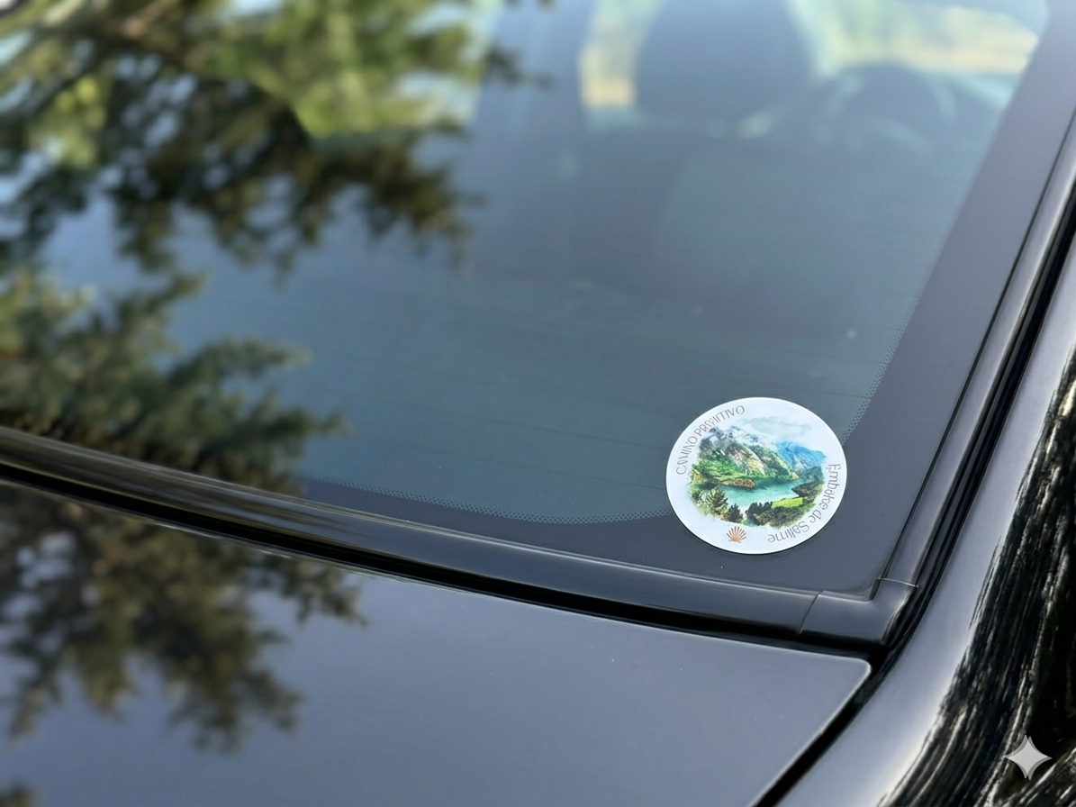 CAMINO PRIMITIVO Vinyl Sticker | Watercolor
