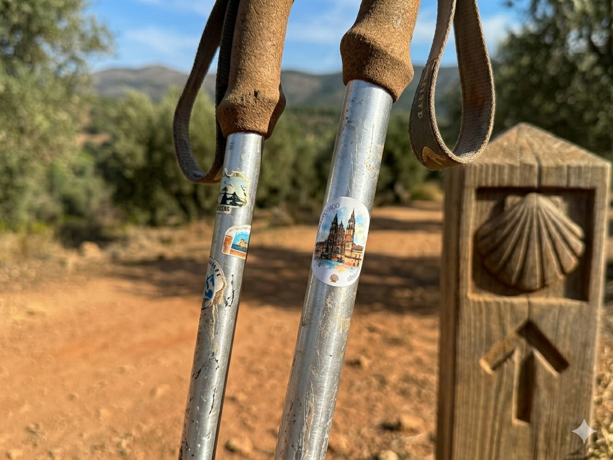 CAMINO DE SANTIAGO Vinyl Sticker | Watercolor