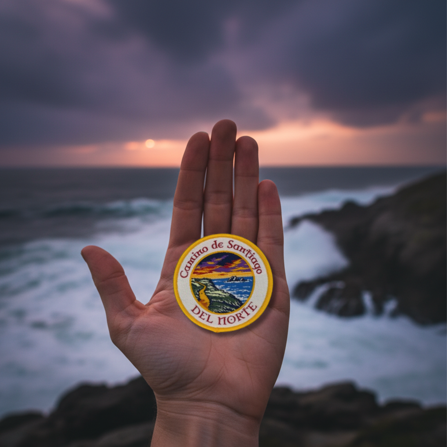 CAMINO DEL NORTE Iron-On Patch | Woven