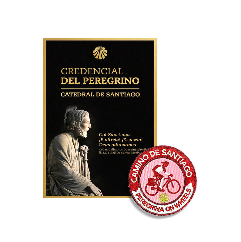 PEREGRINA ON WHEELS PATCH + PILGRIM CREDENTIAL | Bundle