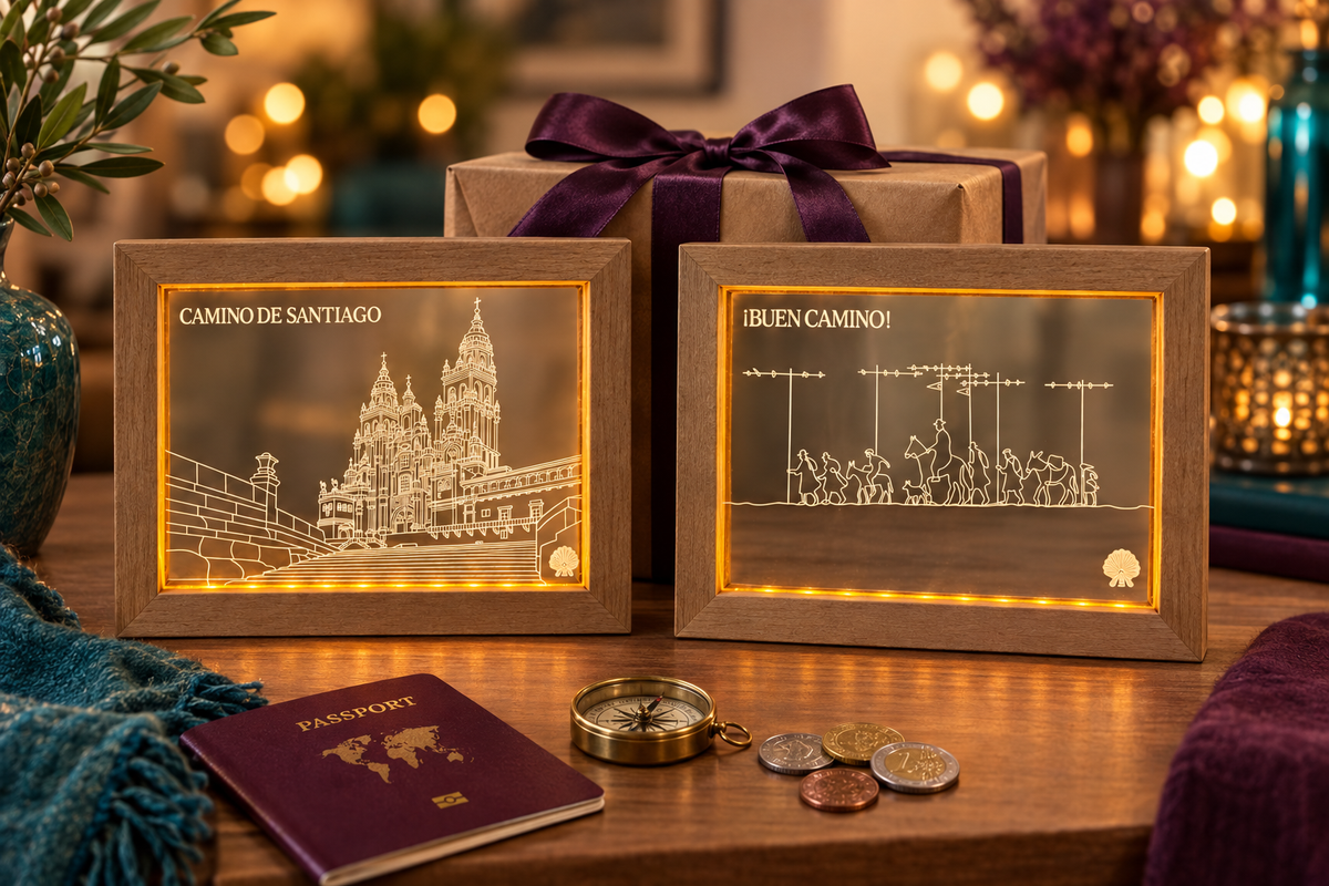 CAMINO DE SANTIAGO LED FRAME | Cathedral de Santiago