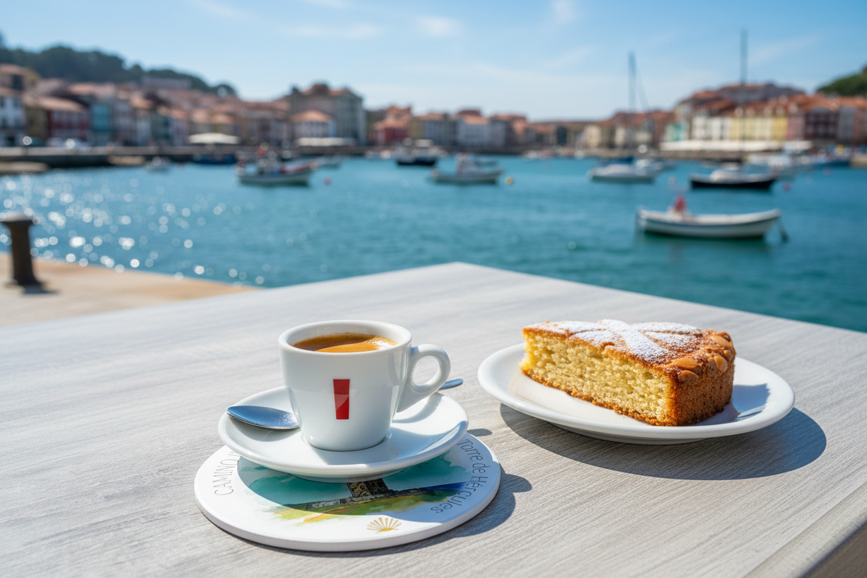 CAMINO INGLÉS Drink Coaster | Ceramic