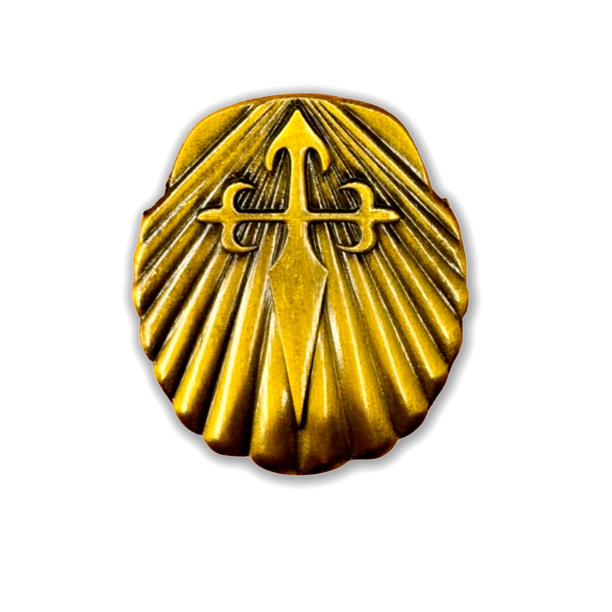 St James medal with cross by Pilgrim Artifact on white background