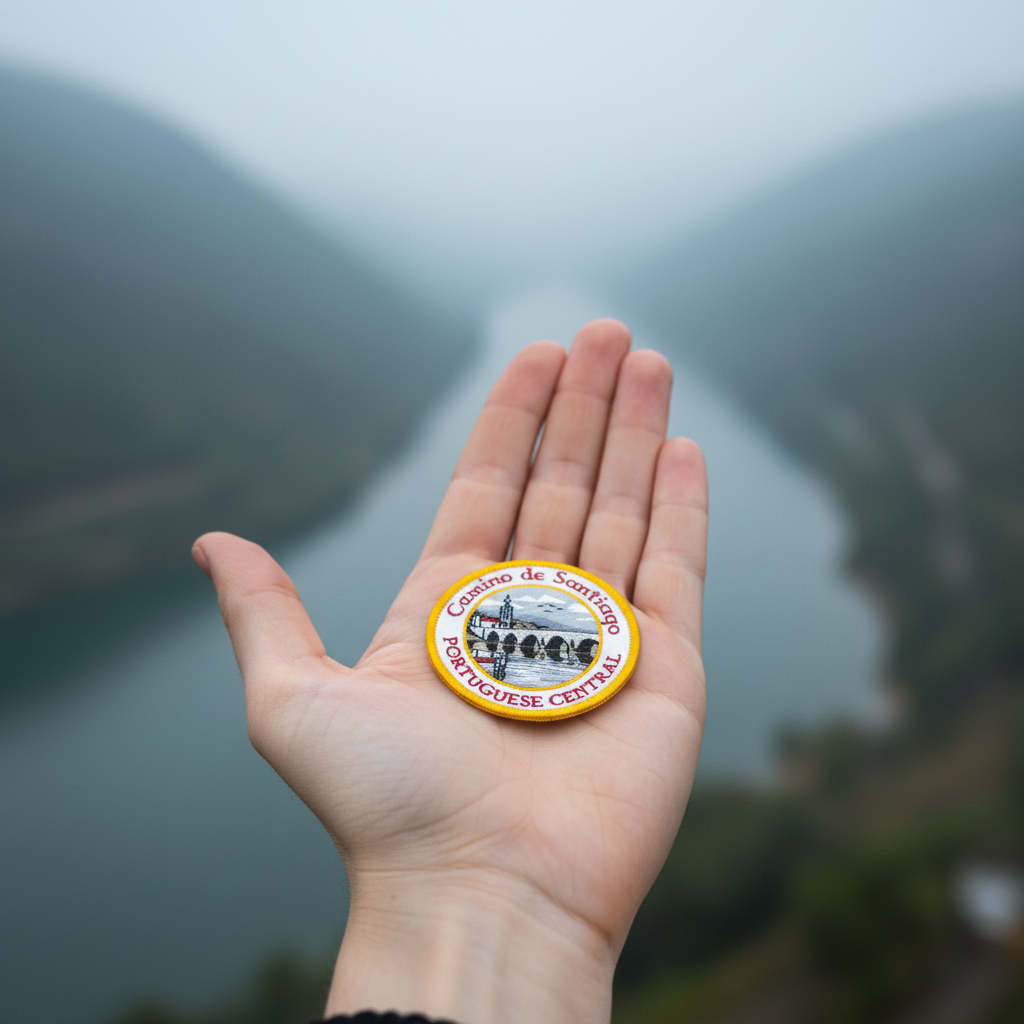CAMINO PORTUGUÉS CENTRAL Iron-On Patch | Woven