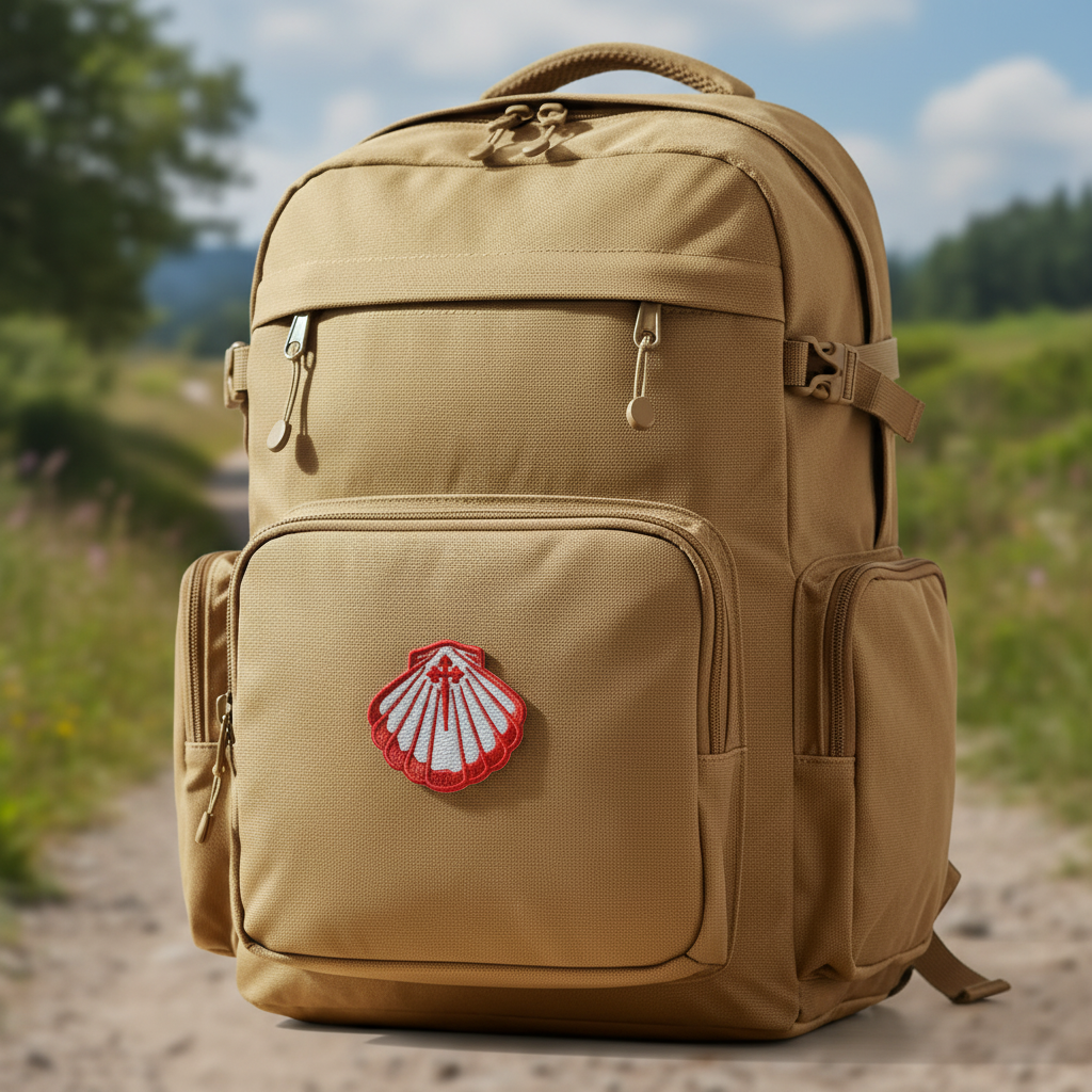 SHELL PATCH in Red + PILGRIM CREDENTIAL | Bundle