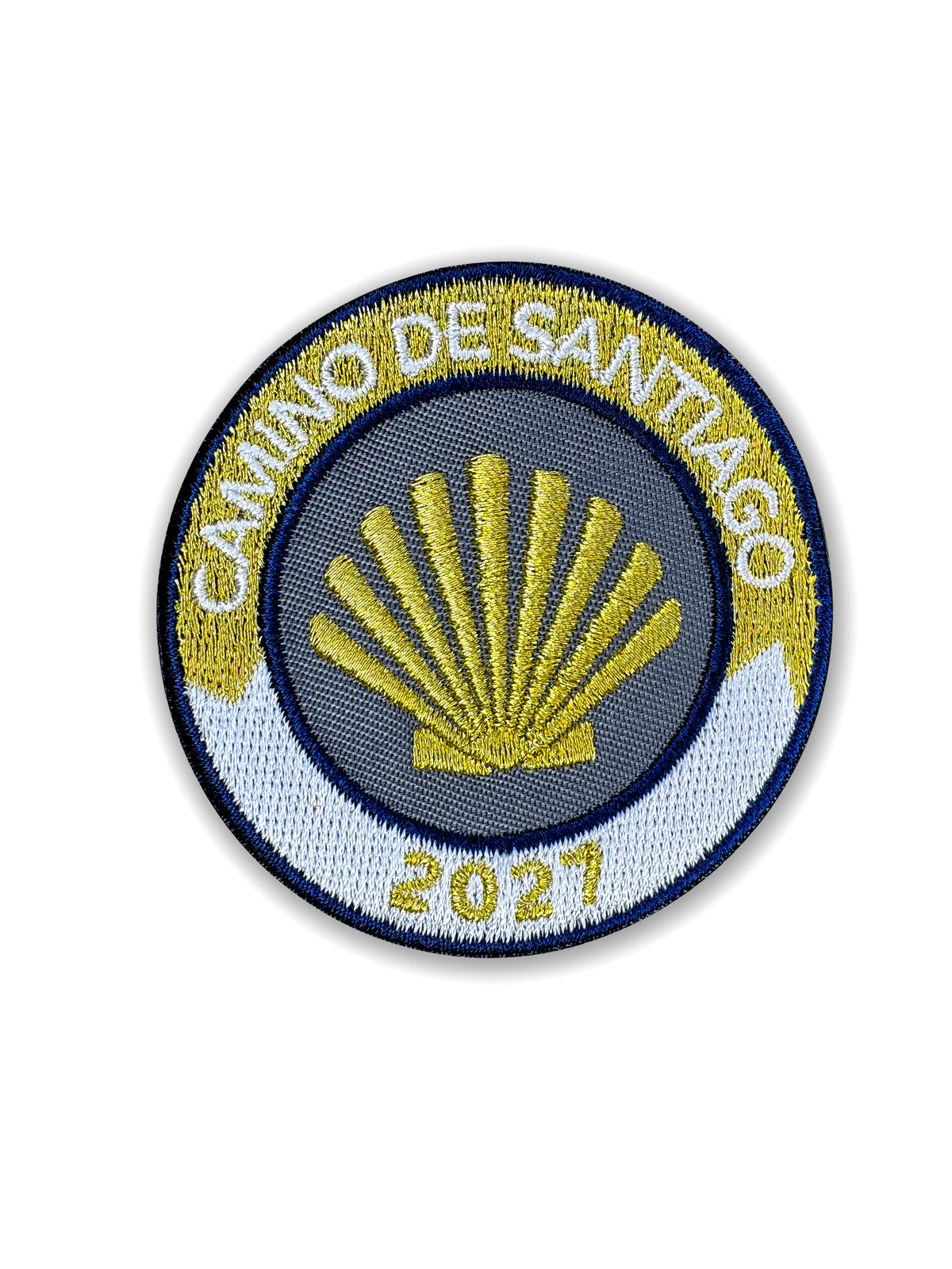 YEAR BADGE 2027 Iron-On Patch | Embroidered