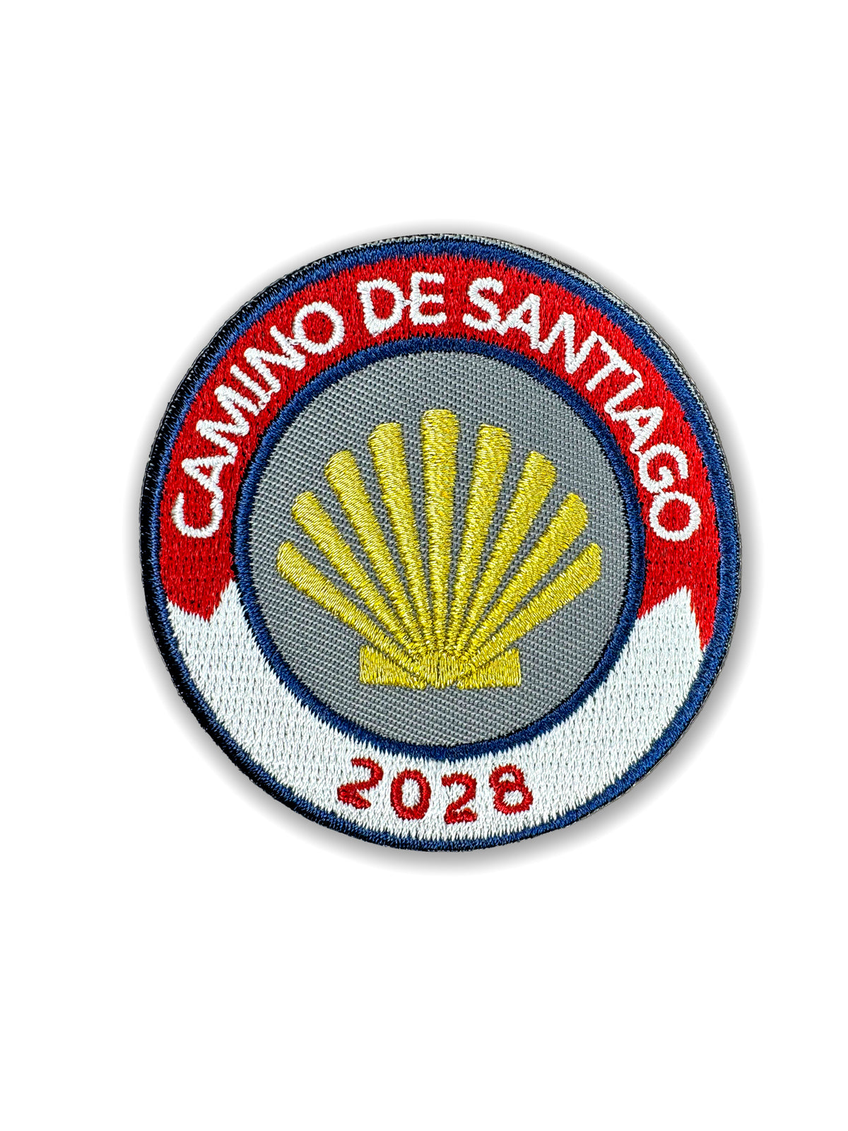 YEAR BADGE 2028 Iron-On Patch | Embroidered