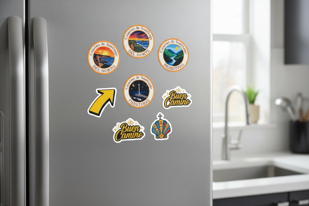 CAMINO PRIMITIVO Vinyl Sticker | Retro