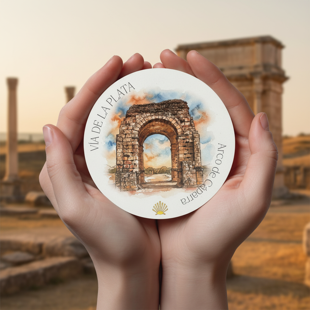 VÍA DE LA PLATA Drink Coaster | Ceramic